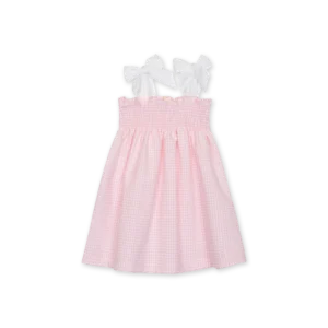 Vestido Vichy com laços