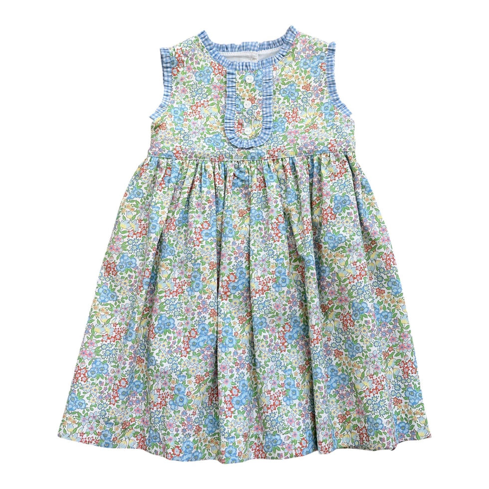 Vestido de Flores com Folho - Image 2