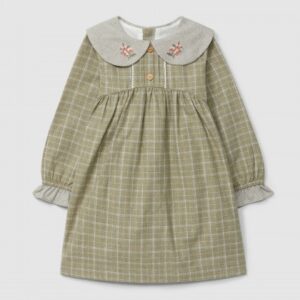 Vestido xadrez e micro-vichy