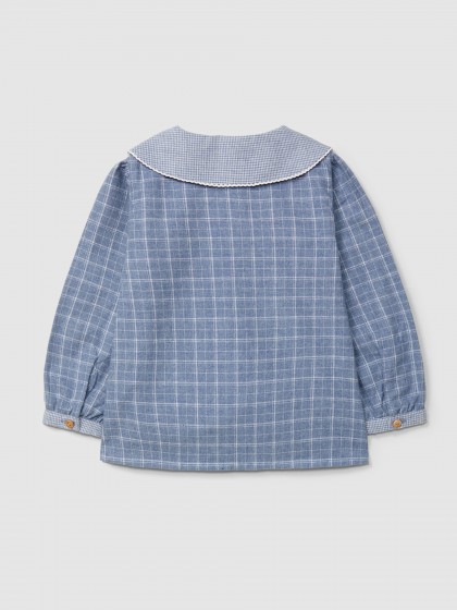 Blusa xadrez e micro-vichy - Image 2